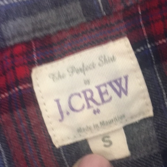 J crew plaid button down perfect fit shirt - Picture 2 of 2